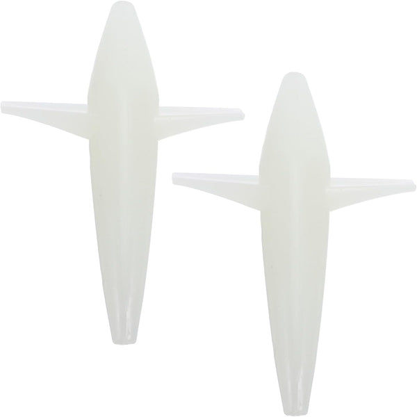 HAKIDZEL 2pcs Luminous Trolling Bird Shaped Teaser Lures for Saltwater Offshore Tuna Fishing,