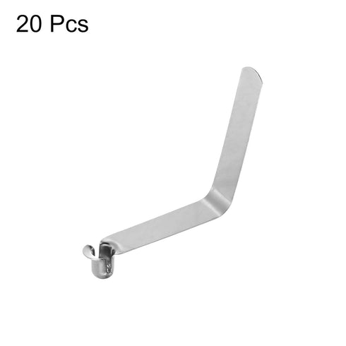 HARFINGTON 20pcs Single Button Kayak Paddle Snap Spring Clip, 49mm x 7.9mm for Tent Umbrella Camping