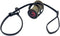 Ravenox Leather Slip Lead Dog Leash, Soft, Adjustable Handmade Latigo Pet Lead, Black, No Hardware Leash Collar