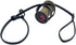 Ravenox Leather Slip Lead Dog Leash, Soft, Adjustable Handmade Latigo Pet Lead, Black, No Hardware Leash Collar
