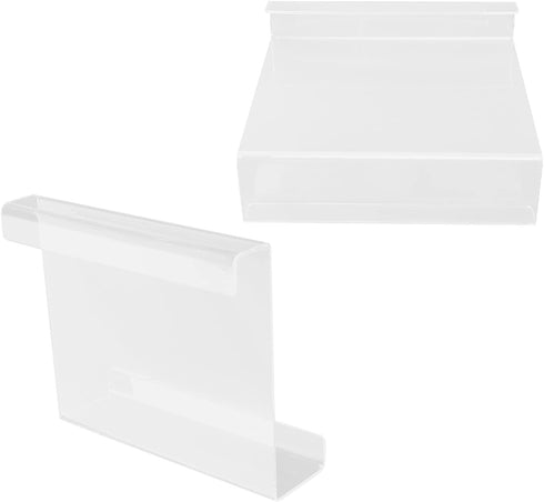 Treadmill Tablet Hanger, Universal Book Holder, Acrylic Clear Stand for Treadmill, Elliptical, Rower, Spin Bike, Holds