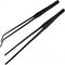 2Pcs 10.5" Reptile Stainless Steel Long Tweezers - Feeding Tongs for Lizards, Snake, Gecko, Tarantula Supplies