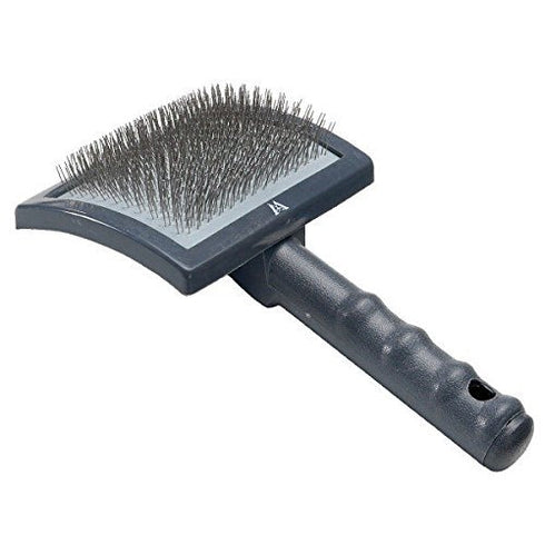 Millers Forge Universal Curved Slicker Brush, Large for Dog Professional Grooming.