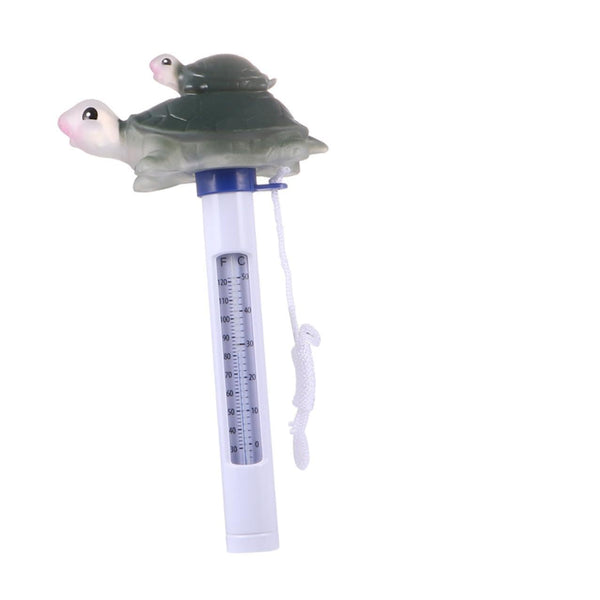 Waterproof Turtle Thermometer for Pool and Hot Tub, Water Temperature Meter with