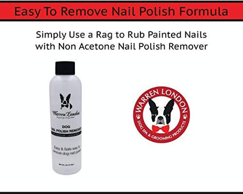 Warren London Dog Nail Polish in A Bottle, Premium Coverage and Color, All 6 Colors