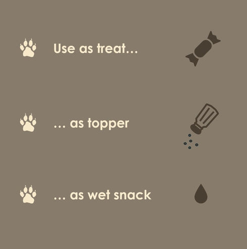 3.5oz (Pack 4) MVPChews | Freeze Dried Beef Liver Dog Treats | Single Ingredient Training Treats | High Protein, Grain