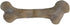 Pet Qwerks Dinosaur BarkBone, Nylon Dog Bone for Aggressive Chewers, Bacon Flavor, 6.5"