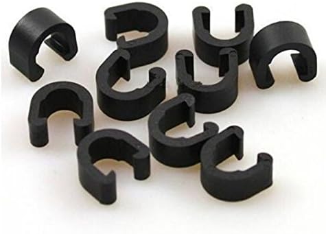 MTB Bike Road Bicycle Cable Clamps - c-Clips Housing Hose Guide for Brake Derailleur Shifter (10 pcs/lot)