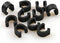 MTB Bike Road Bicycle Cable Clamps - c-Clips Housing Hose Guide for Brake Derailleur Shifter (10 pcs/lot)
