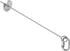 Bird Food Holder Stainless Steel Skewer for Parrots, Cockatoo, Cockatiel Cage Treating Tool (L: 7.86 inch)