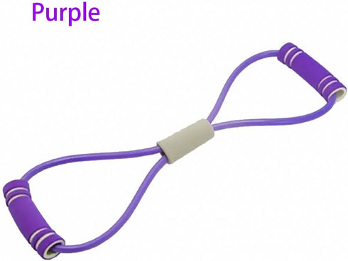 TOMOO Yoga Fitness Resistance Bands, Figure-of-Eight Chest Expander for Muscle Training and Bodybuilding