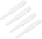 uxcell Aquarium Air Valve Connector, Clear White Plastic Inline Tubing, 4mm to 8mm, 4Pcs
