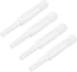 uxcell Aquarium Air Valve Connector, Clear White Plastic Inline Tubing, 4mm to 8mm, 4Pcs