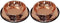 Petsentials Non-Skid Food Bowl, Premium Grade Stainless Steel, Elegant Bronze, Small, 18oz, 2 Pack