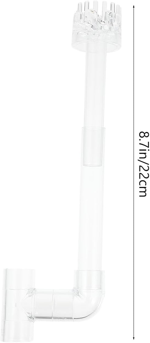 POPETPOP Filtro para Pecera Aquarium Surface Protein Skimmer Aquarium Skimmer Pipe Aquarium Oil Skimmer Lily Pipe Inflow Aquarium Surface Filter for Planted Tank Small Aquarium Filter