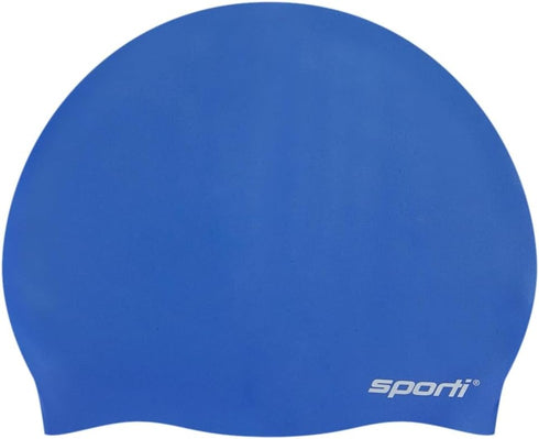 Sporti Silicone Swim Cap for Kids, Unisex Youth Bathing Caps for Children Aged 2-10