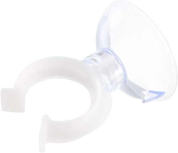 uxcell Aquarium Suction Cup Clips, Airline Tube Holders Clamps for Fish Tank, Clear 17mm, 12Pcs