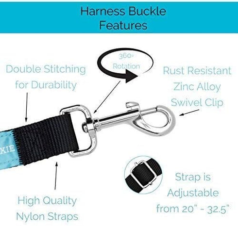 Dog Seat Belt Pet Dog Cat Car Seatbelt Safety Tether - 2 Pack Adjustable Harness Belts, Heavy Duty Nylon