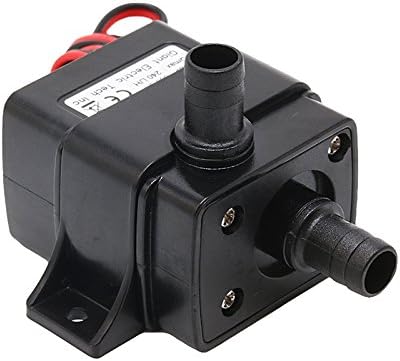 HiLetgo 2pcs Water Pump 240L/H DC 12V Micro Brushless Pump for Pool and Aquarium