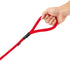 Gooby Mesh Leash - Red, 4 FT - Breathable Leash for Small Dogs with Bolt Snap Clasp