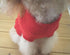 Tangpan Turtleneck Classic Straw-Rope Pro Pet Dog Sweater, Red, M