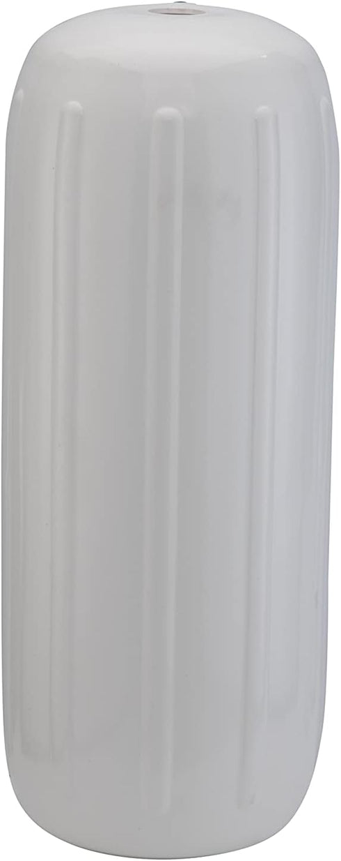 TaylorMade Big B Inflatable Vinyl Boat Fender, 6" x 15" for Boats 20-35', White
