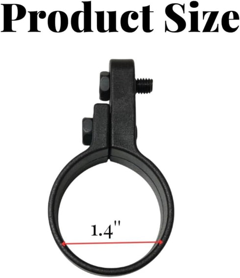 TOTIDE 2PCS Bike Fenders, Frame/Fork Mounting Clamp Bracket Adapter Cycling Repair Parts (40mm, Black)