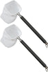 Happyyami Square Shrimp Fishing Net with Telescopic Handle, 2pcs Extendable Aquarium Fish
