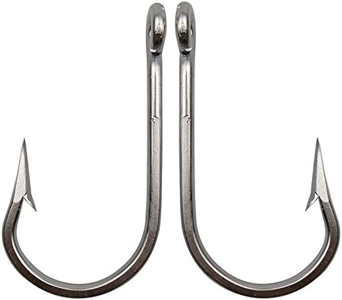 Generic 10pcs 7732 Stainless Steel Fishing Hooks Sharp Big Thick Tuna Bait Fishing