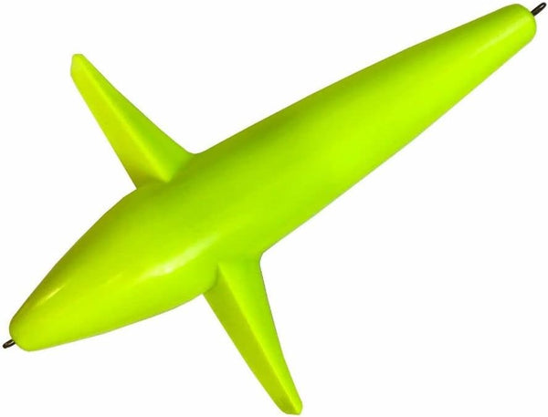 Generic 9" Teaser Bird Wire Through Tuna Marlin - Chartreuse