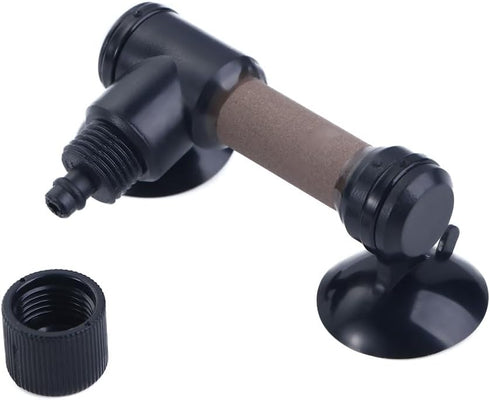 Aquarium CO2 Diffuser Atomizer with Double Sucker Refiner and Bubble Counter for Fish Tank