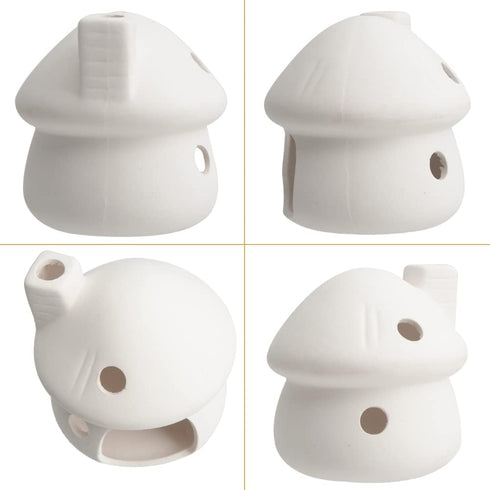 Fish Tank Decor Mushroom House, Aquarium Decorations for Betta, Shrimp, Goldfish, and Reptiles