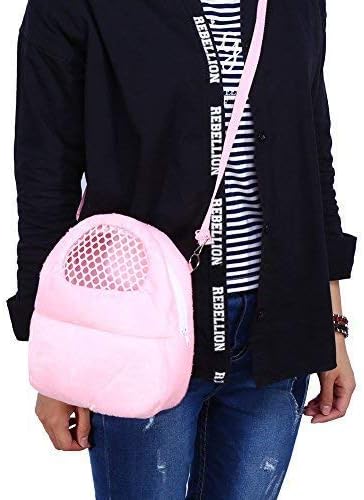 Pet Carrier Bags for Hamster/Rat/Hedgehog/Rabbit - Breathable Portable Travel Handbags with Shoulder Strap, 8 x 10 inch