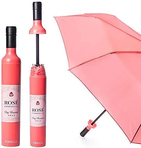 VINRELLA Compact Wine Bottle Umbrella - Travel-Friendly & UV Resistant