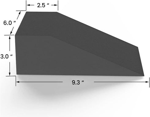 StrongTek Yoga Foam Wedge Blocks (Pair) for Foot Exercise, Balance, Strength, Stretch, Pilates, Fitness