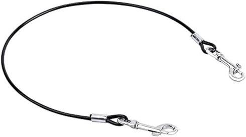 Mogoko Pet Dog Car Seat Belt Restraint - Coated Stainless Steel Chew Proof Vehicle Safety Tether Cable