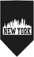 Mirage Pet Products New York Skyline Screen Print Bandana, Large, Bright Pink