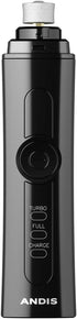 Andis Professional 2-Speed Cord/Cordless Animal Nail Grinder with Rechargeable Lithium-Ion Battery, Black,
