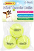Ruffin' It Small Tennis Balls, 3 Pack Dog Toy for Park, Home, or Beach