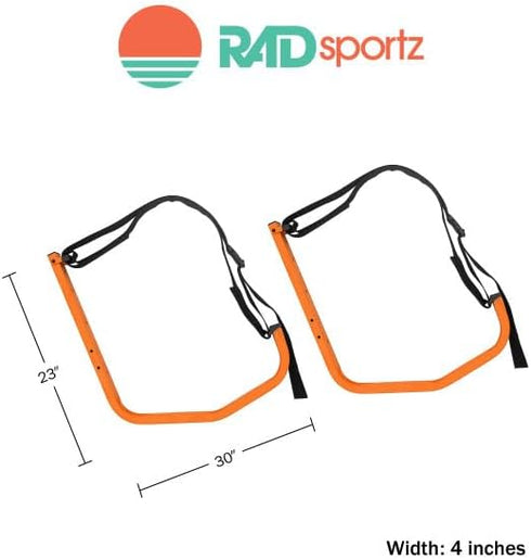 RAD Sportz Easy Hanger Kayak Rack and Stand-Up Paddle Board Holder, Yellow Holds up to 125 Pounds