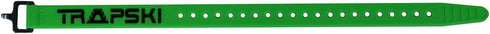 TRAPSKI Voile 15 Inch Aluminum Buckle Strap - Multi-Use Tension Strap for Skis, Bikes, Cargo (Green 3PK)