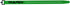 TRAPSKI Voile 15 Inch Aluminum Buckle Strap - Multi-Use Tension Strap for Skis, Bikes, Cargo (Green 3PK)