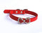 Leather Rhinestone Bow Tie Pet Cat Dog Collar Necklace Jewelry for Small Dogs, Girl Kitten Puppy Teacup Chihuahua