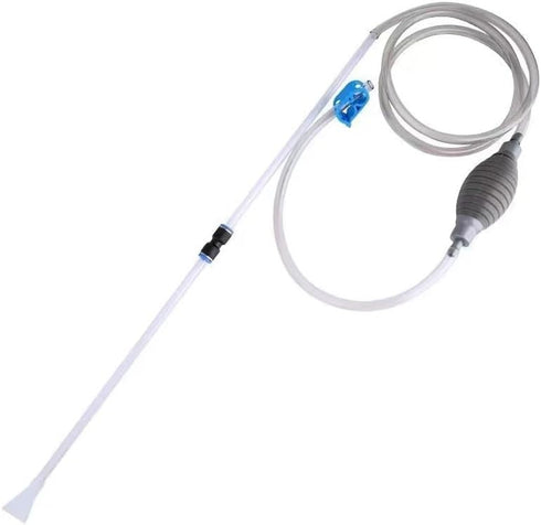 Fish Tank Cleaner and Water Changer Siphon – Thinner Water Tubing, Gravel Vacuum for Small Fish Tank