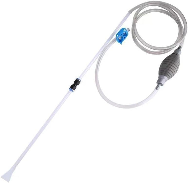 Fish Tank Cleaner and Water Changer Siphon – Thinner Water Tubing, Gravel Vacuum for Small Fish Tank