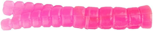 Leland's Lures Trout Magnet, 50-Pack Split-Tail Grub Body Pack, Pink