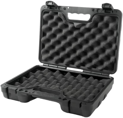 PAK Gun 13-inch Hard Gun Case for Pistols Weather-Resistant HDPE Shell Lockable