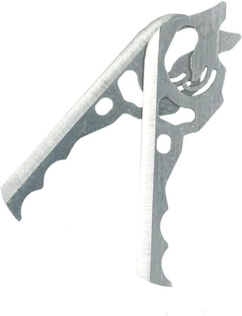 RAGE Broadheads Replacement Blades for Hypodermic NC, 3 Pack, Silver