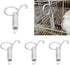 Pssopp Cage Door Spring, 20PCS Multifunctional Spring for Locking Rabbits, Chicken, Bird Cages, Large Spring Door Hook