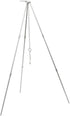 Sutekus Camping Tripod: Portable Campfire Cooking Dutch Oven Tripod and Lantern Hanger in Silver